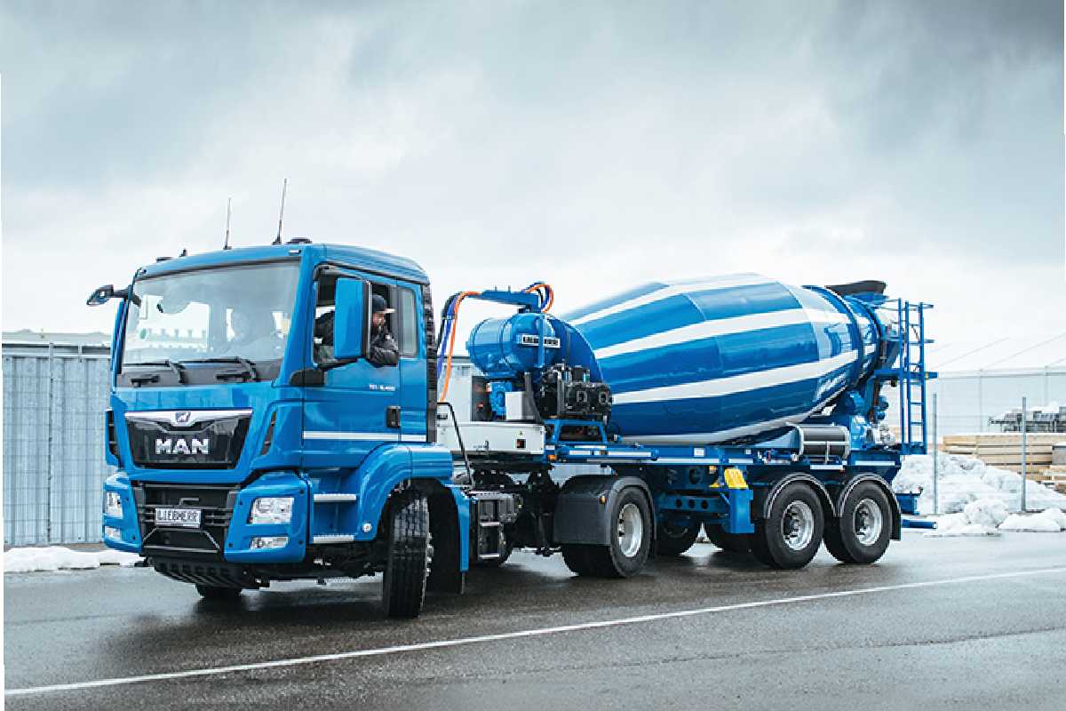 Liebherr’s Electric Concrete Mixer Truck